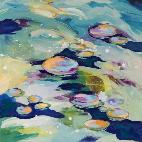 Promenade en chaloupe by Chantal Proulx, Painting for Sale on Select