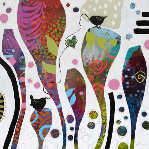 La saison des amours by Chantal Proulx, Painting for Sale on Select