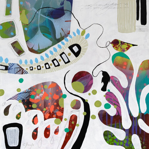 Tisser des liens by Chantal Proulx, Painting for Sale on Select