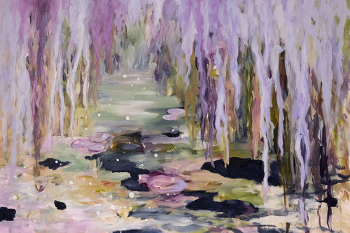 Souvenir de Giverny by Chantal Proulx, Painting for Sale on Select