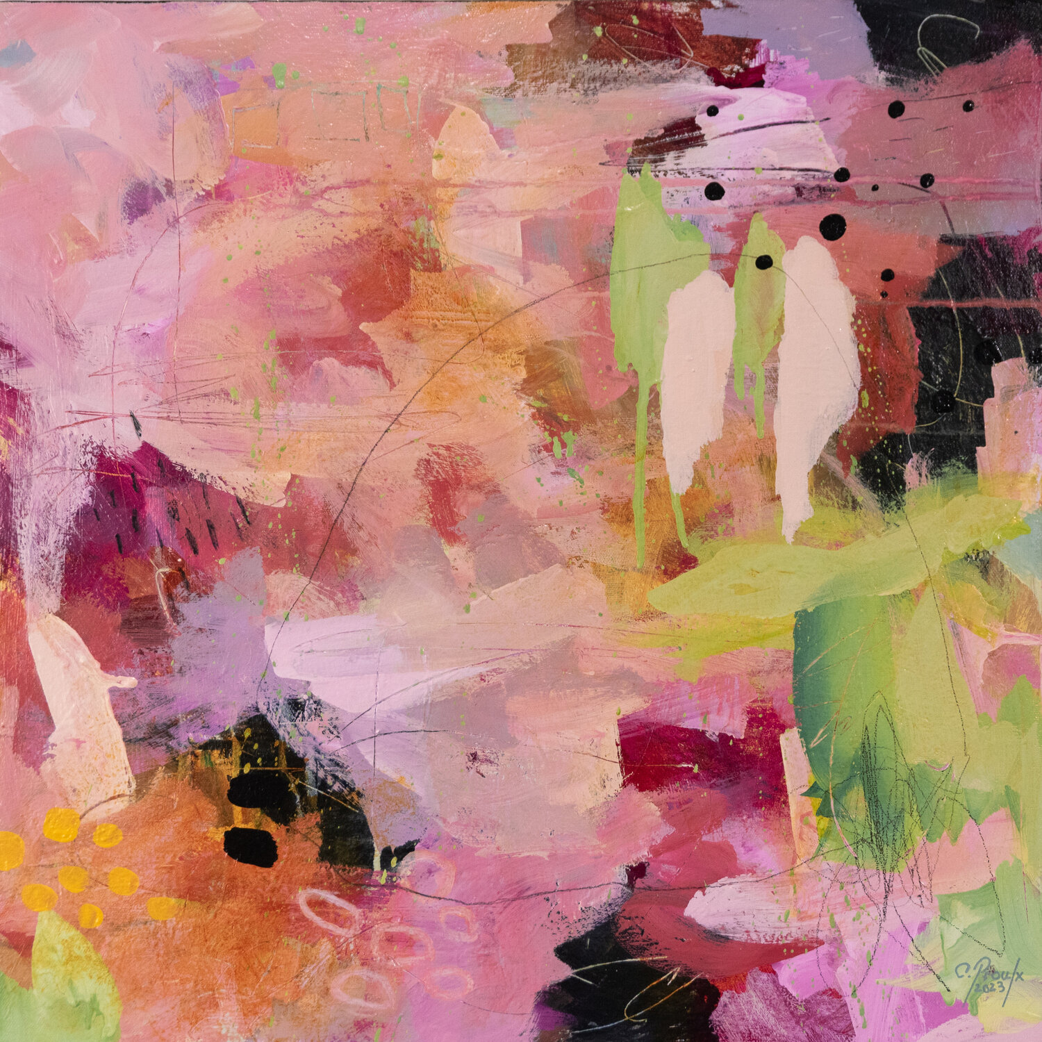 Close to you Chantal Proulx Original painting for sale