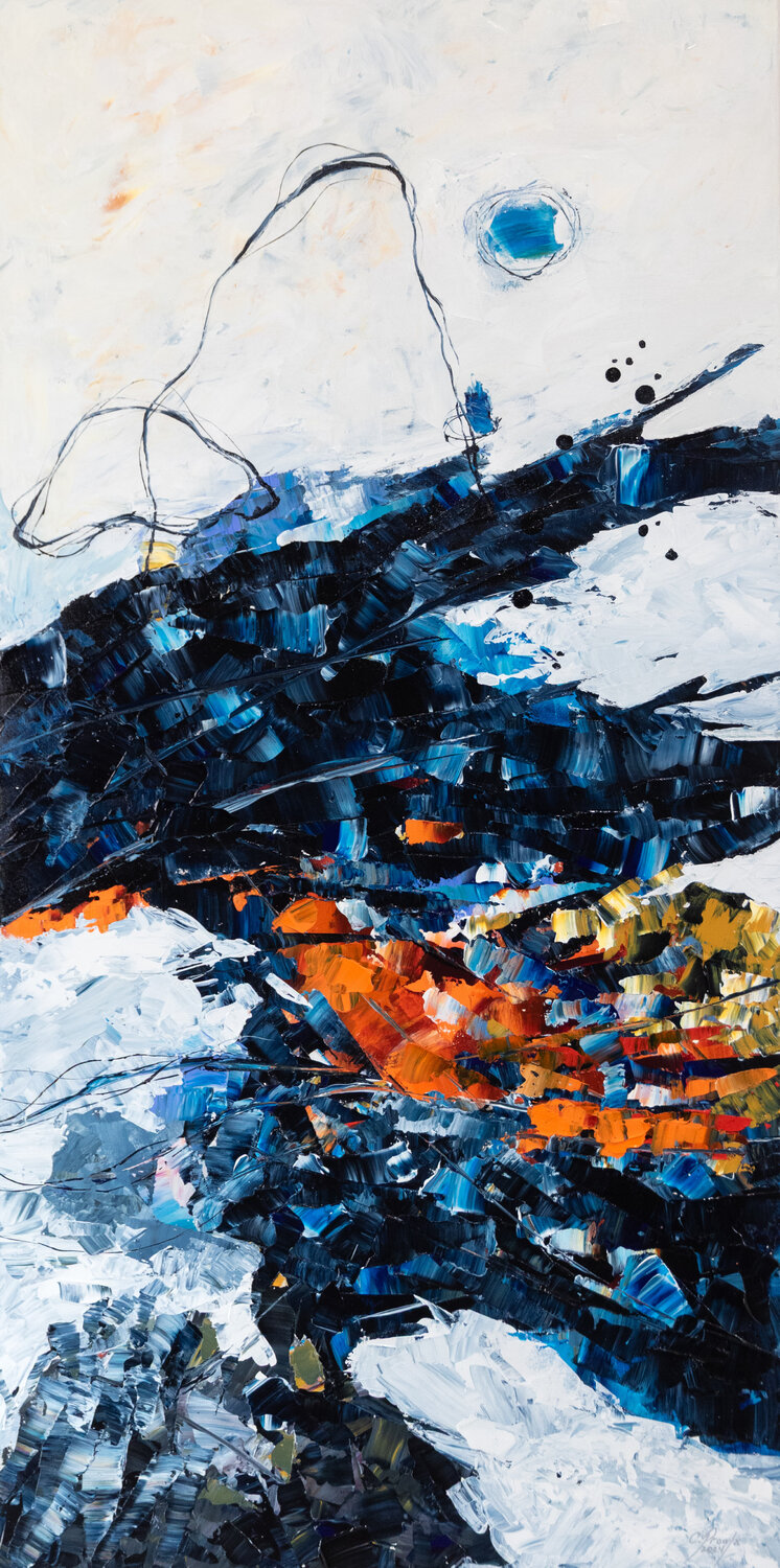 Éphémère banquise Chantal Proulx Original painting for sale