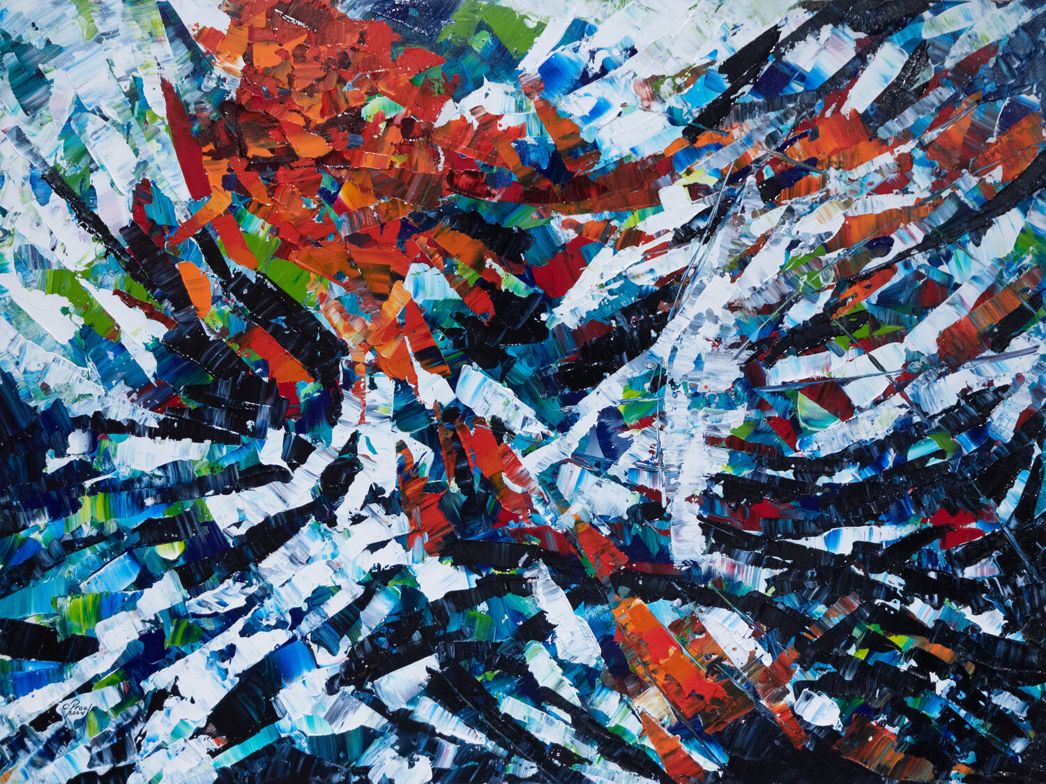 Confluents Chantal Proulx Original painting for sale