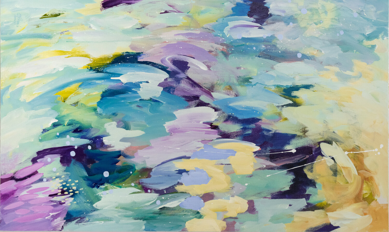 Voir pousser Chantal Proulx Original painting for sale