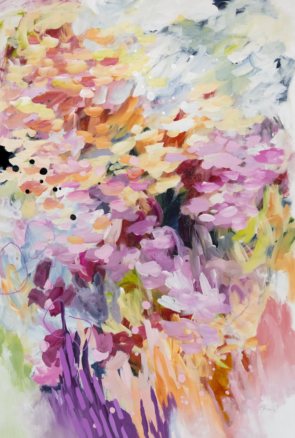 Ce que le vent emporte Chantal Proulx Original painting for sale