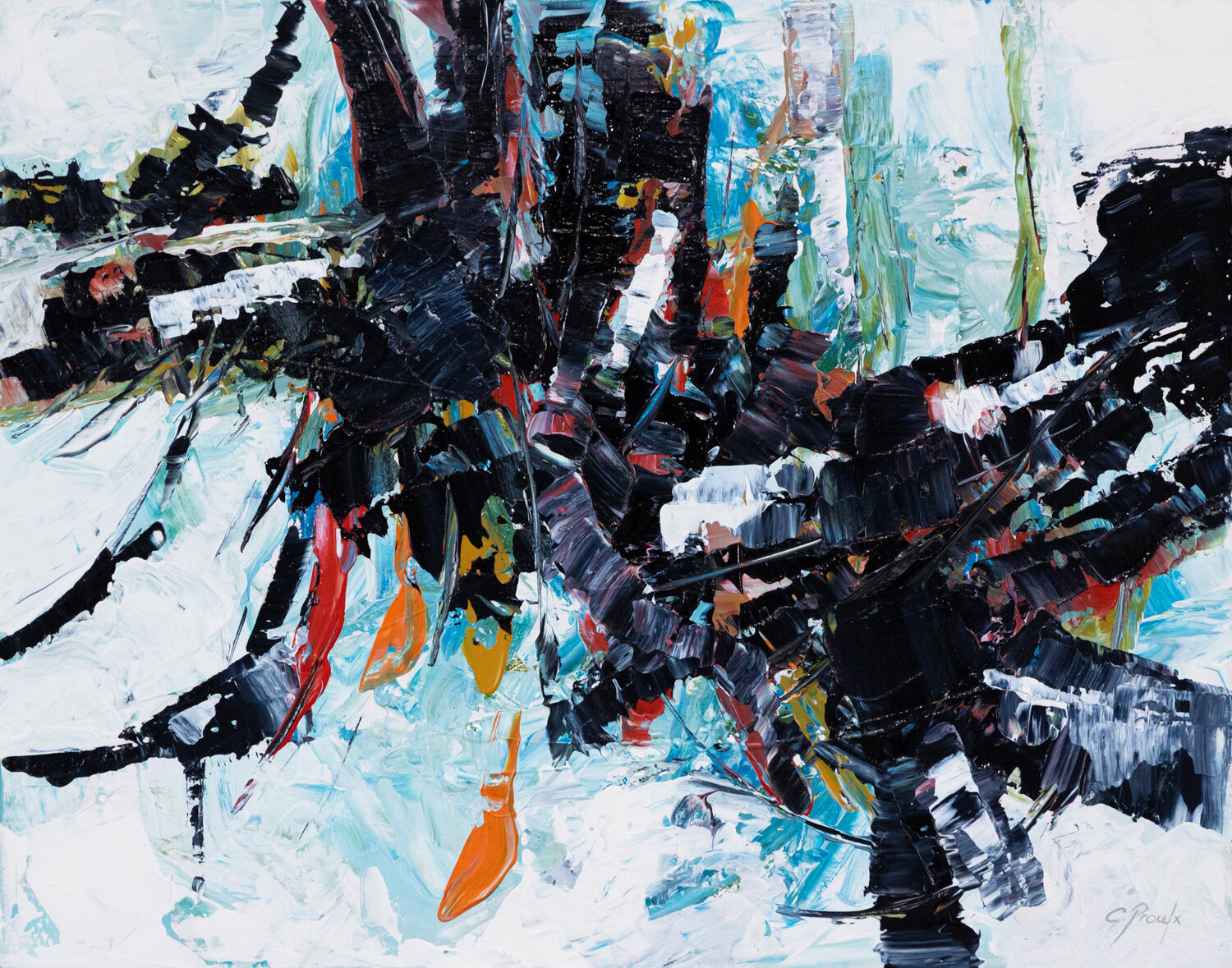 Terre à bois Chantal Proulx Original painting for sale