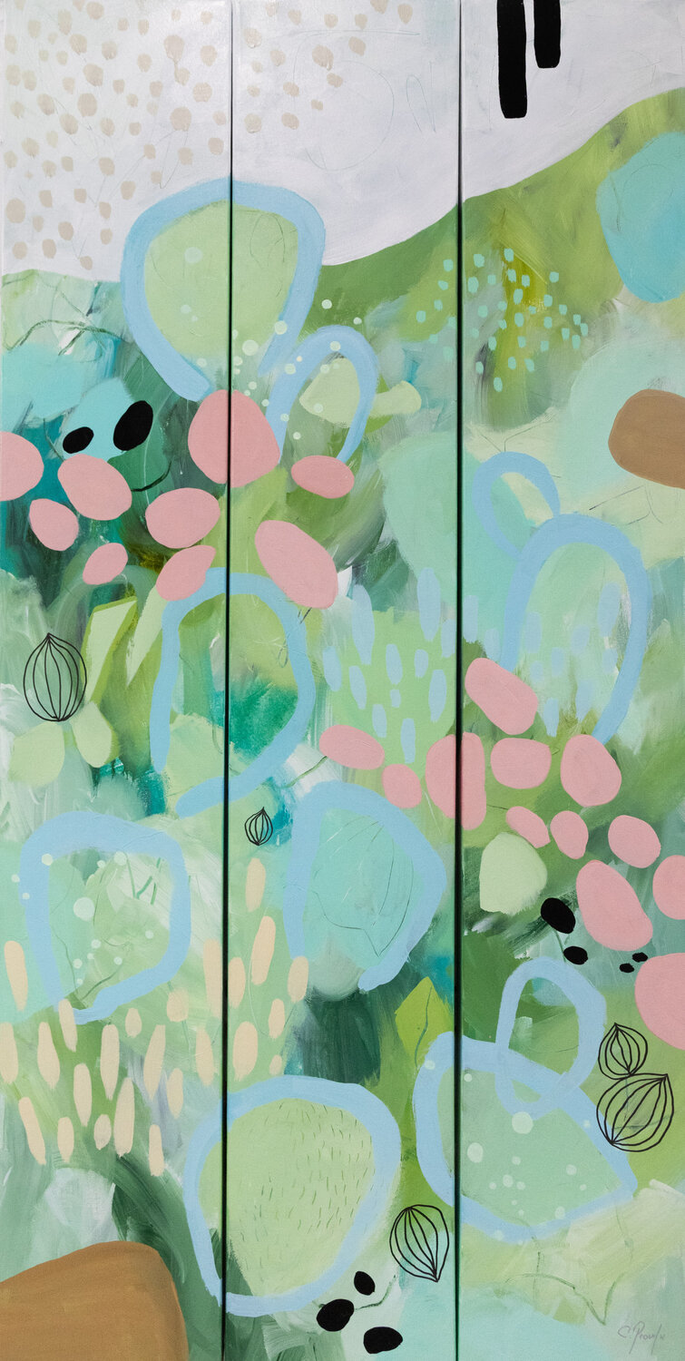 Qui s'y frotte s'y pique Chantal Proulx Original painting for sale