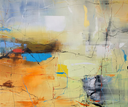 Idea of Existence by Plamen Bibeschkov, Painting for Sale on Select
