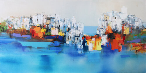 Pointe Croisette by Plamen Bibeschkov, Painting for Sale on Select