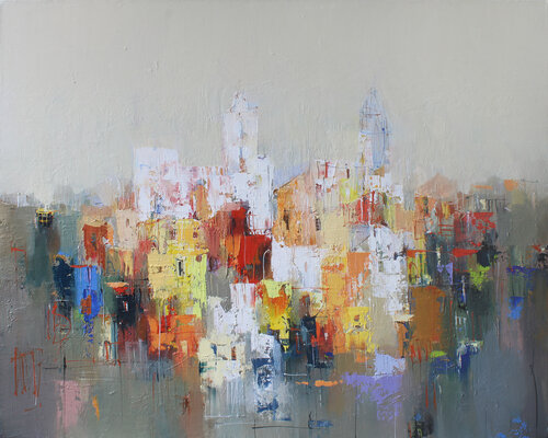 Licht über Provence by Plamen Bibeschkov, Painting for Sale on Select