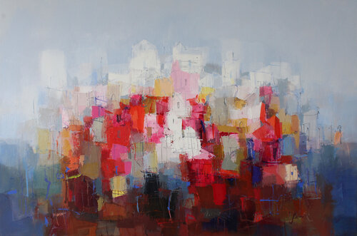 Mediterranes Leuchten by Plamen Bibeschkov, Painting for Sale on Select