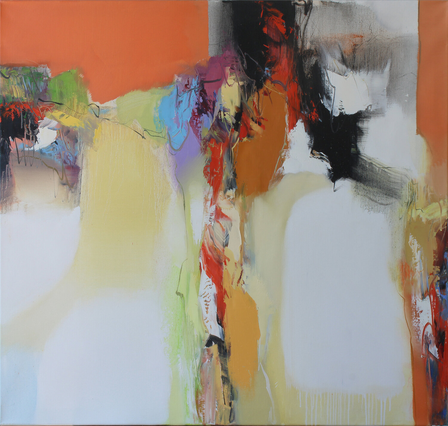 Light waterfall Plamen Bibeschkov Original painting for sale