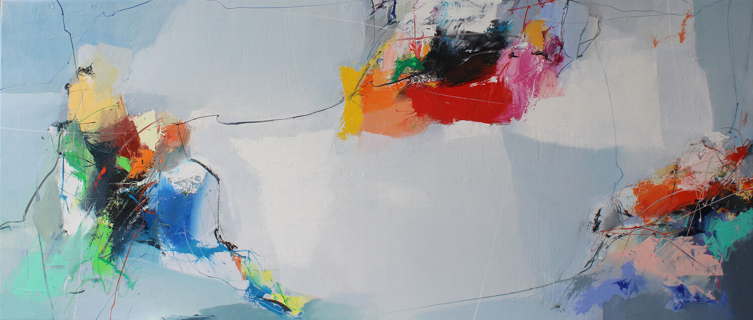 Topology of Awakening Plamen Bibeschkov Original painting for sale