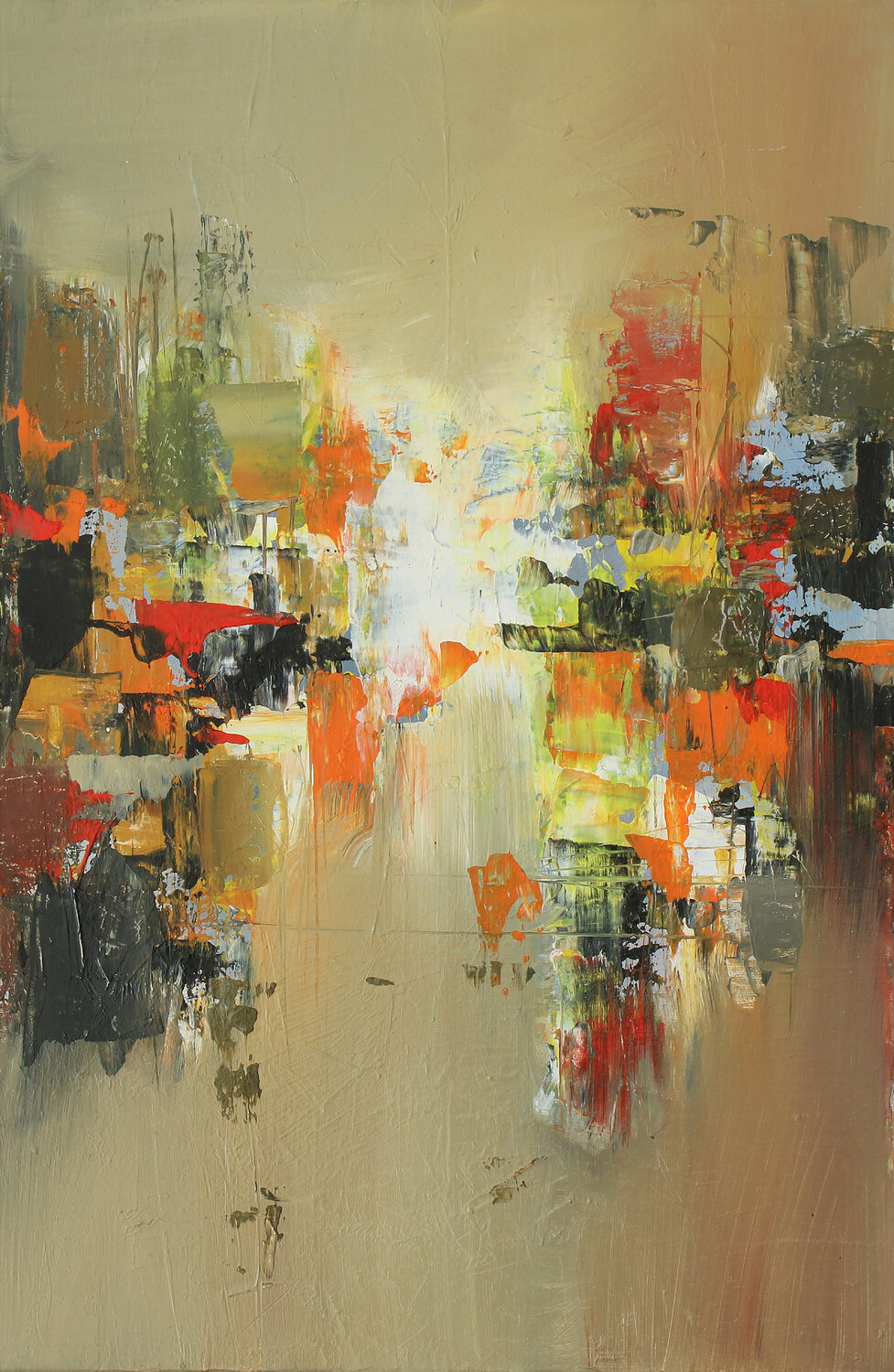 Erosion of the visible Plamen Bibeschkov Original painting for sale