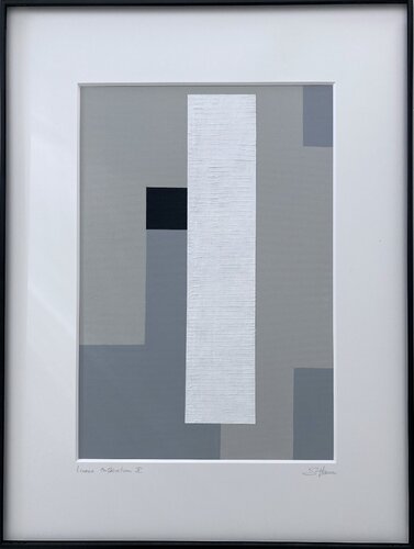 Linear construction II by Sylvie Hamou, Painting for Sale on Select