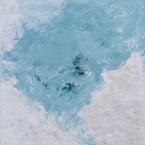 Into the wide blue yonder II by Sylvie Hamou, Painting for Sale on Select