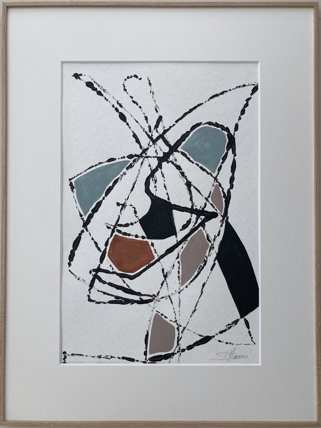 Go where you want II Sylvie Hamou Original painting for sale