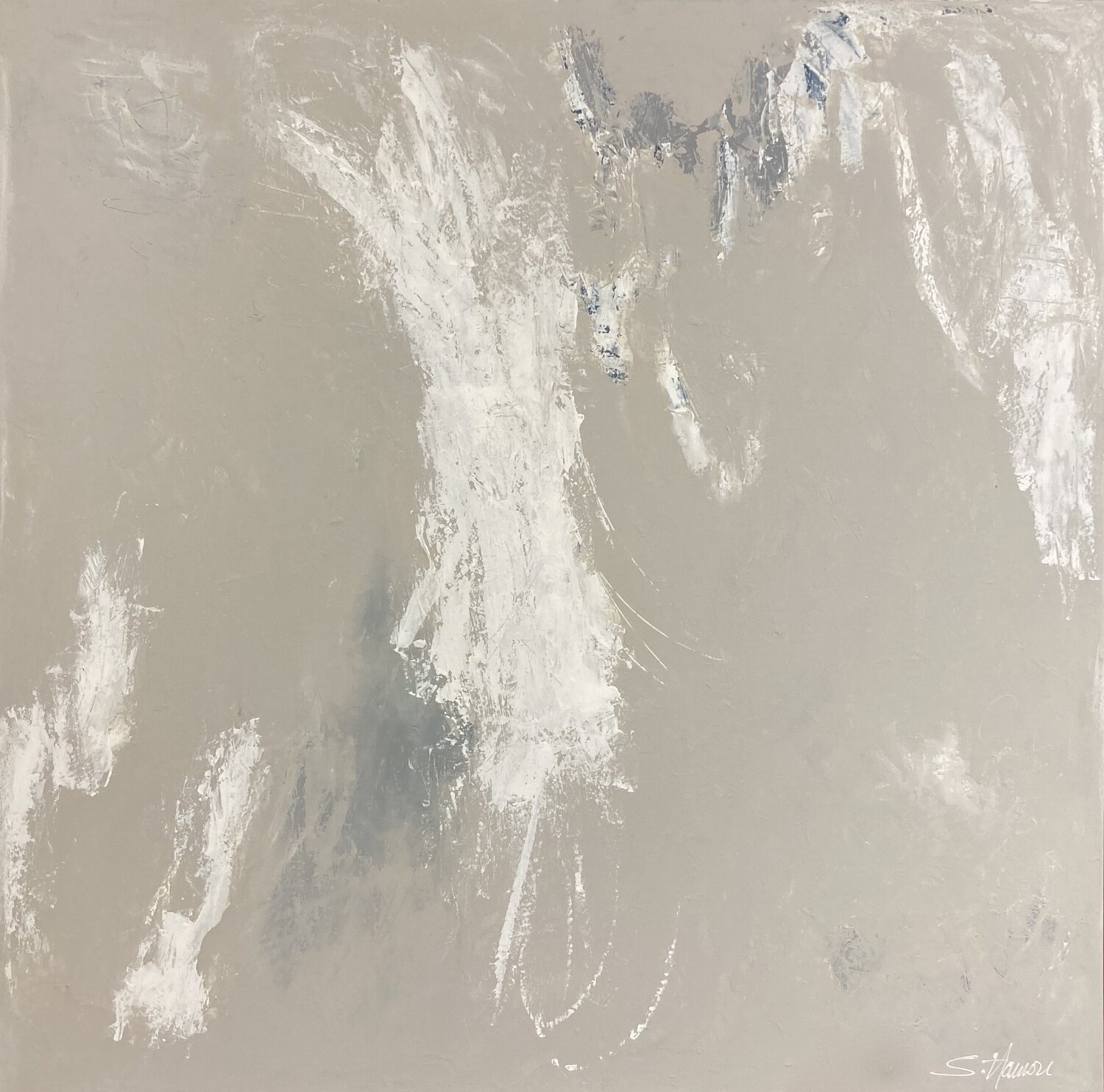 Misty morning Sylvie Hamou Original painting for sale