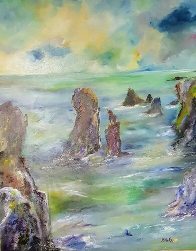AR  MOR  IV by Beatrice Van Ez-Le Perru, Painting for Sale on Select