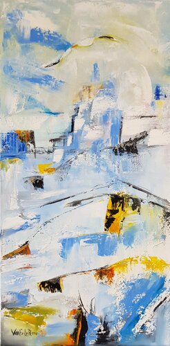 Distraction Portuaire by Beatrice Van Ez-Le Perru, Painting for Sale on Select