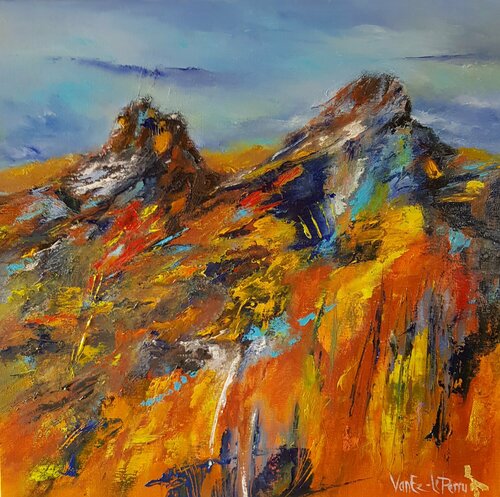 Les Monts d'Arrée by Beatrice Van Ez-Le Perru, Painting for Sale on Select