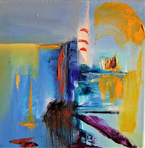 "Escapade" by Beatrice Van Ez-Le Perru, Painting for Sale on Select