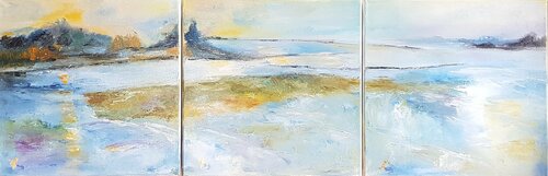 Bords de Loire à Ancenis by Beatrice Van Ez-Le Perru, Painting for Sale on Select