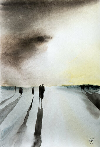Expectation by Yuriy Kraft, Work on Paper for Sale on Select