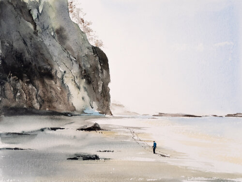 ***Normandie Küste*** by Yuriy Kraft, Work on Paper for Sale on Select