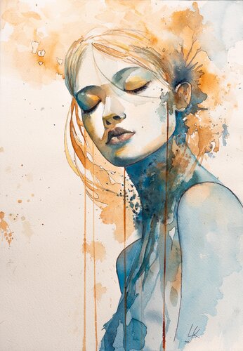 "Dreamer's Reverie" by Yuriy Kraft, Painting for Sale on Select