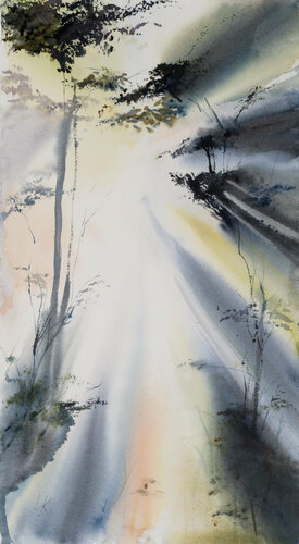 Morning's light by Yuriy Kraft, Work on Paper for Sale on Select