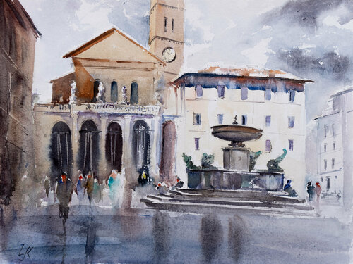 Rom VII by Yuriy Kraft, Work on Paper for Sale on Select