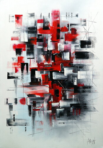 SEVENTIES 4 by Patrick Marin, Painting for Sale on Select