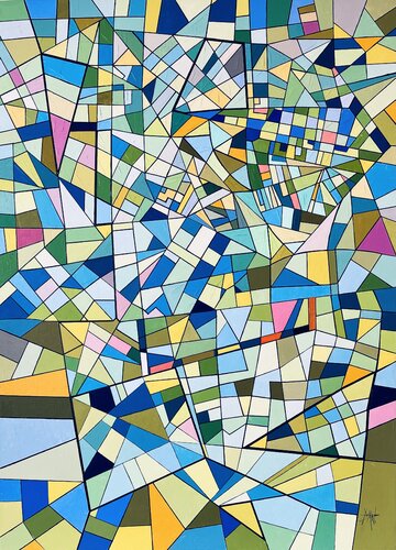 SEVENTIES 020 by Patrick Marin, Painting for Sale on Select