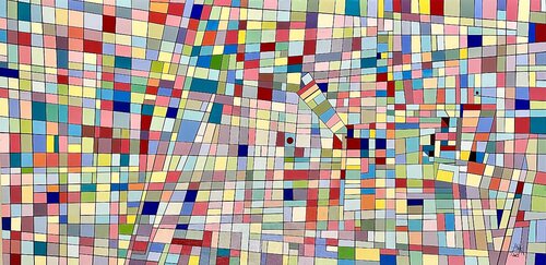 SEVENTIES 132 by Patrick Marin, Painting for Sale on Select