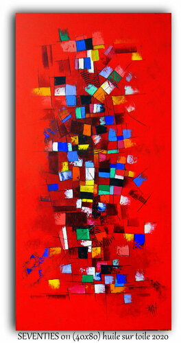 SEVENTIES 011 by Patrick Marin, Painting for Sale on Select