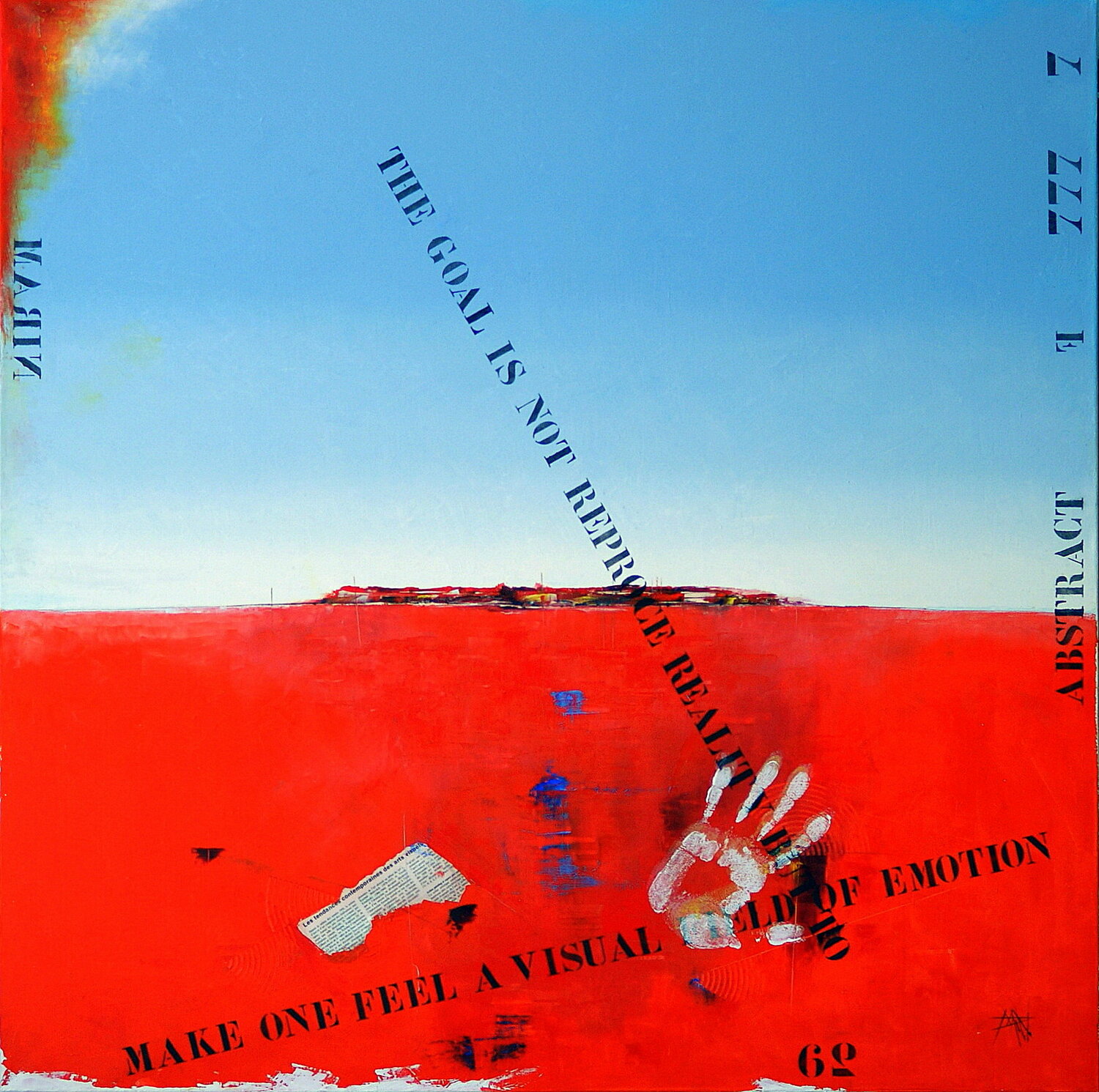 ABSTRACTION 3 Patrick Marin Original painting for sale