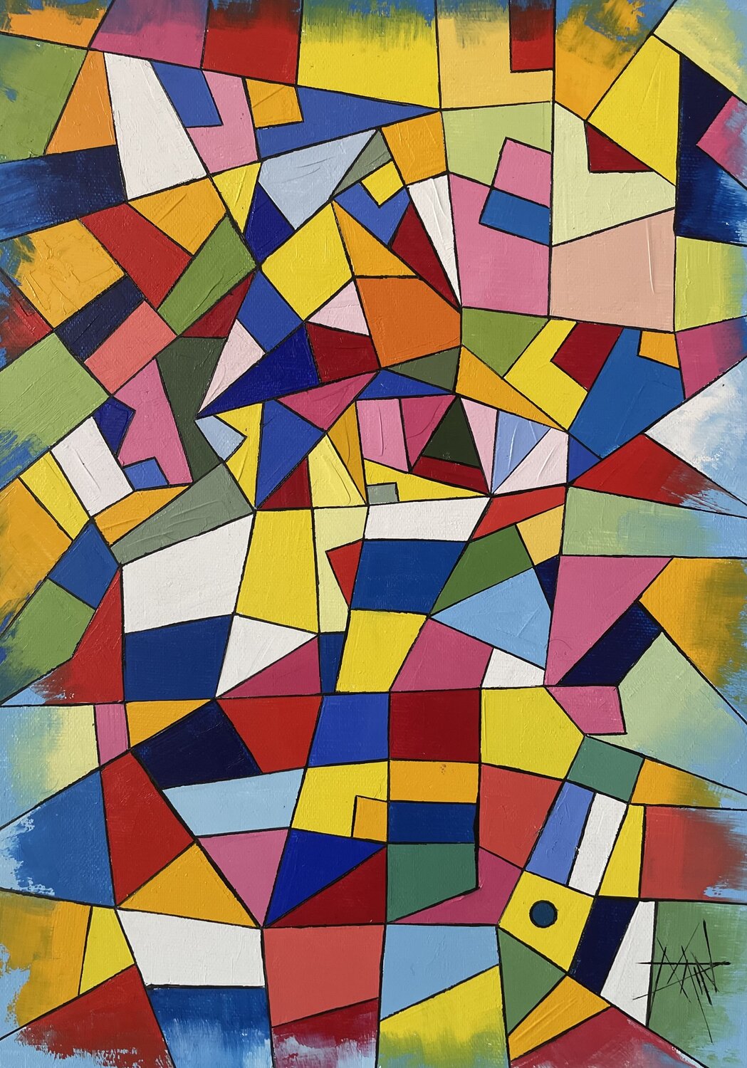 SEVENTIES 0 156 Patrick Marin Original painting for sale