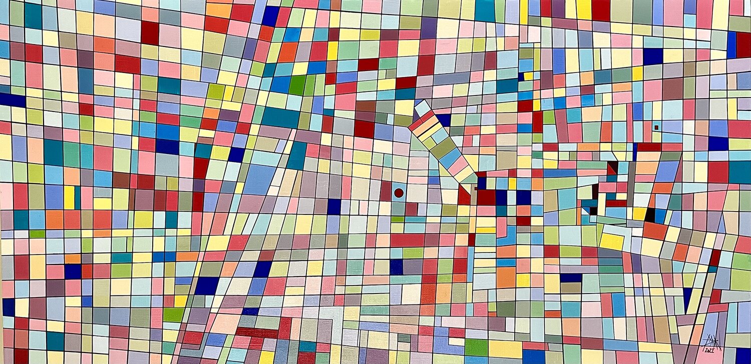 SEVENTIES 132 Patrick Marin Original painting for sale