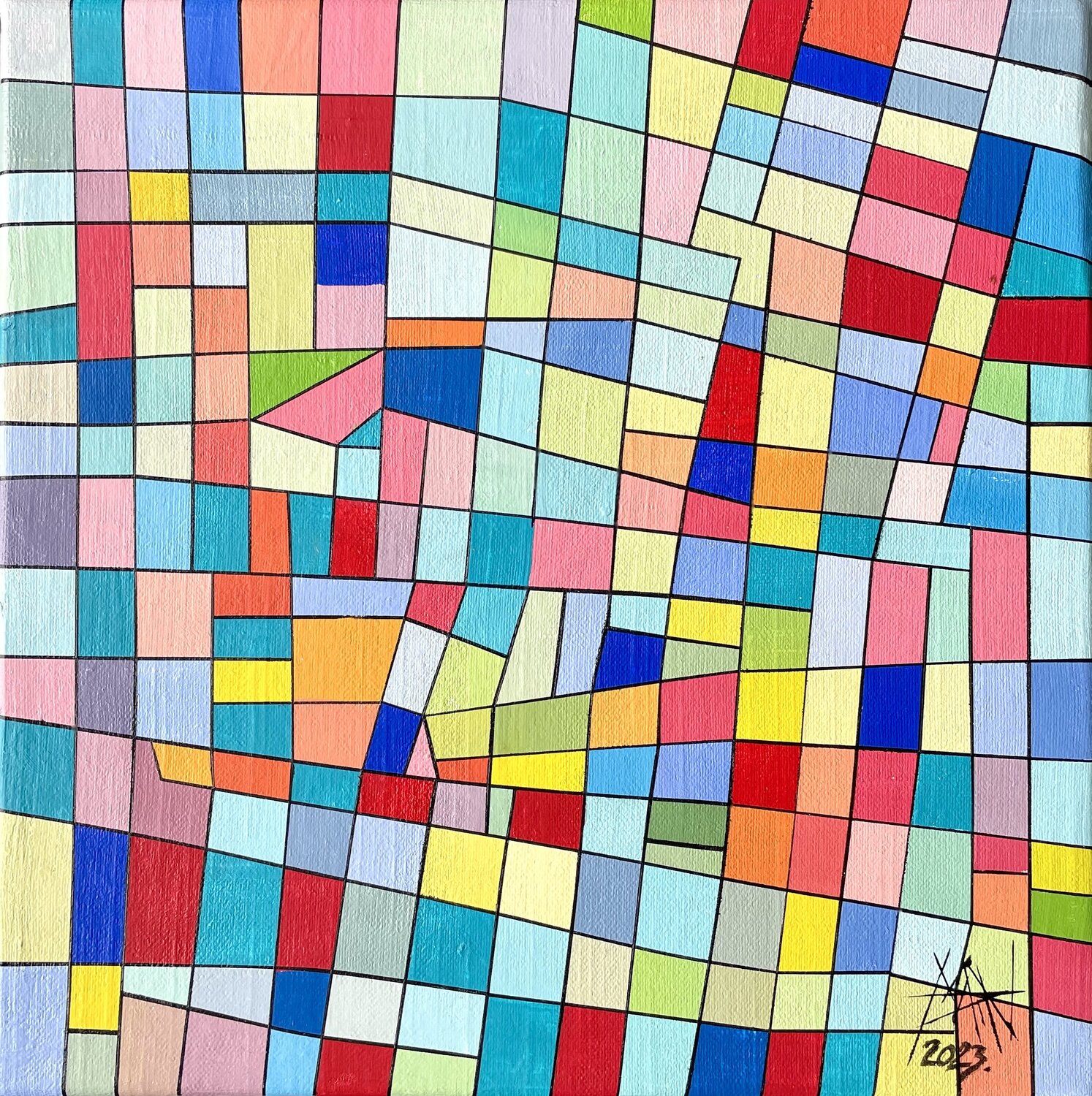 SEVENTIES 133 Patrick Marin Original painting for sale