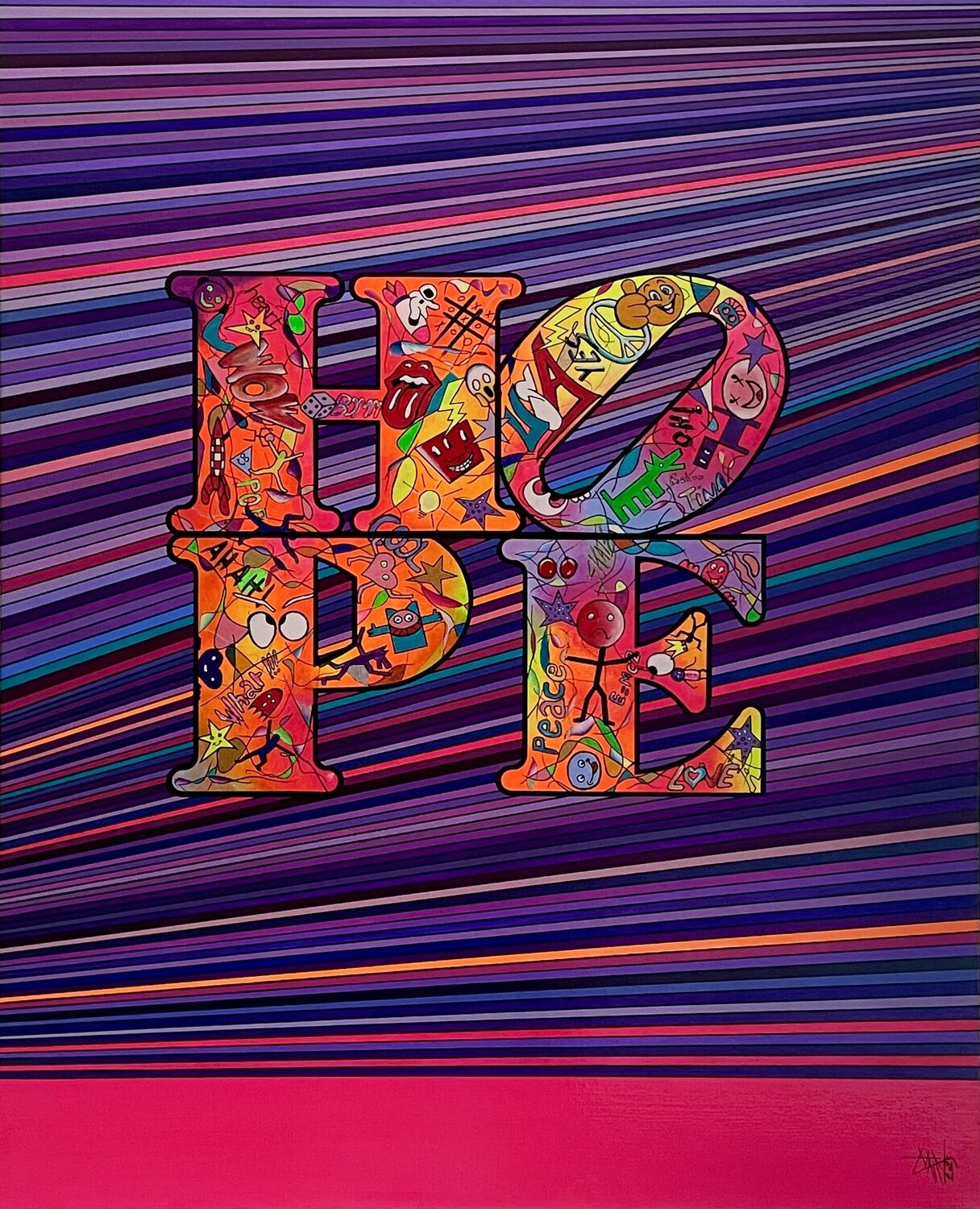 HOPE Patrick Marin Original painting for sale