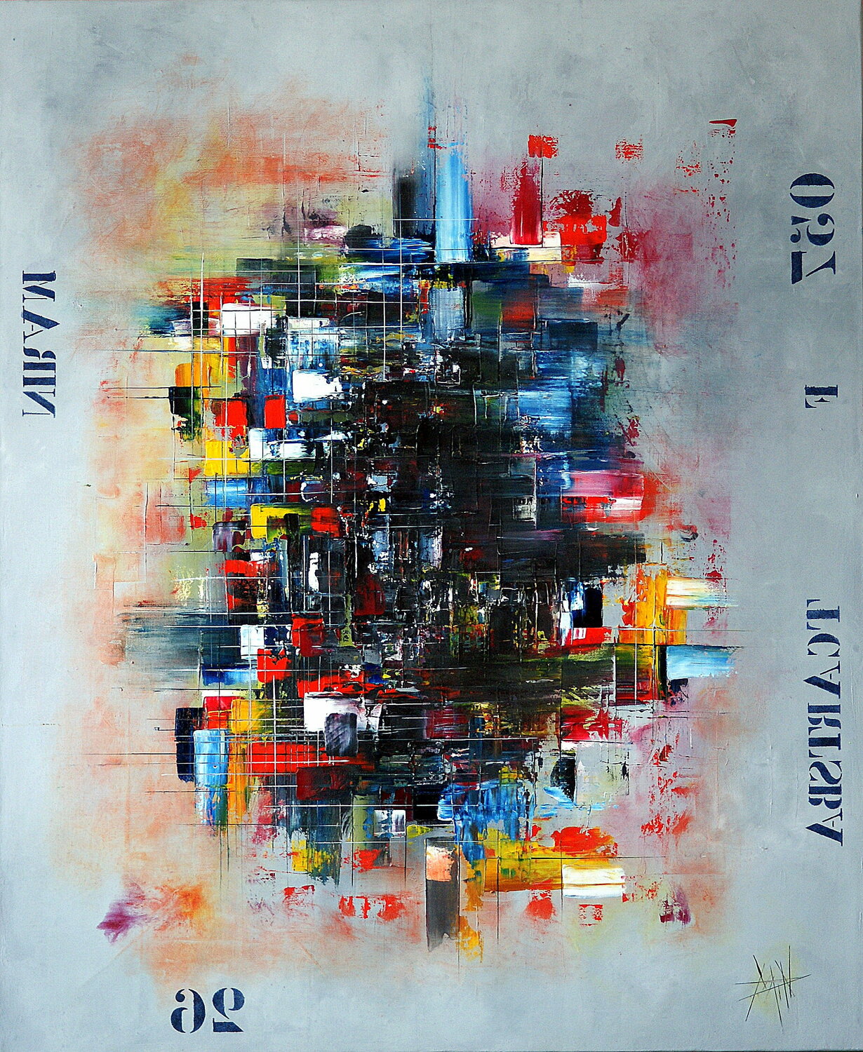 ABSTRACT 750 Patrick Marin Original painting for sale