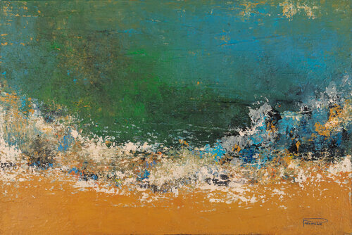 Whispers of the sea V by Daria Podemska, Painting for Sale on Select