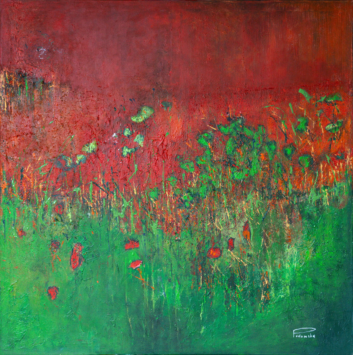 Tales from the secret garden IX Daria Podemska Original painting for sale