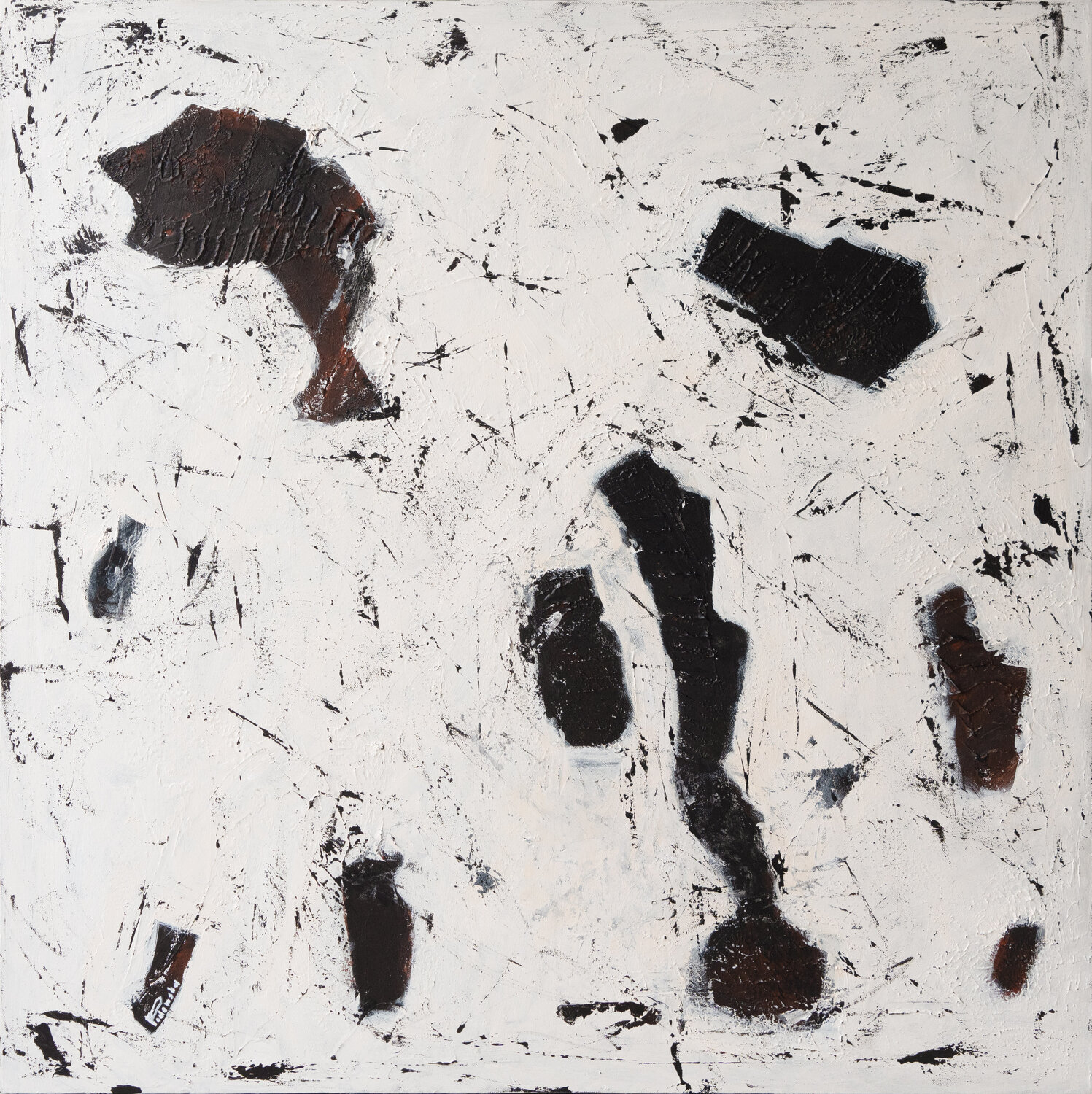 Monochrome poem VIII Daria Podemska Original painting for sale