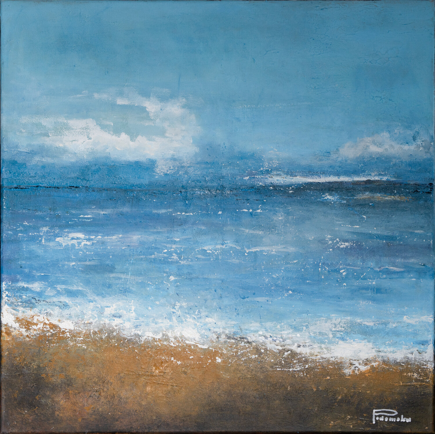 Whispers of the sea I Daria Podemska Original painting for sale