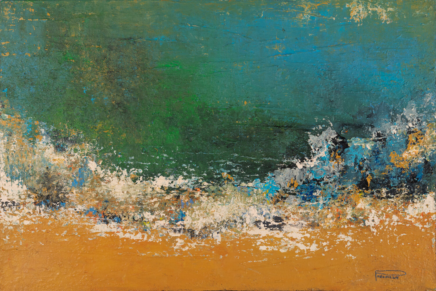 Whispers of the sea V Daria Podemska Original painting for sale