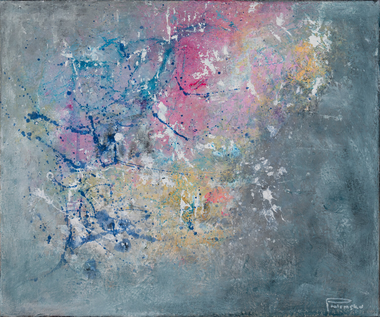Tranquility of a Moment X Daria Podemska Original painting for sale