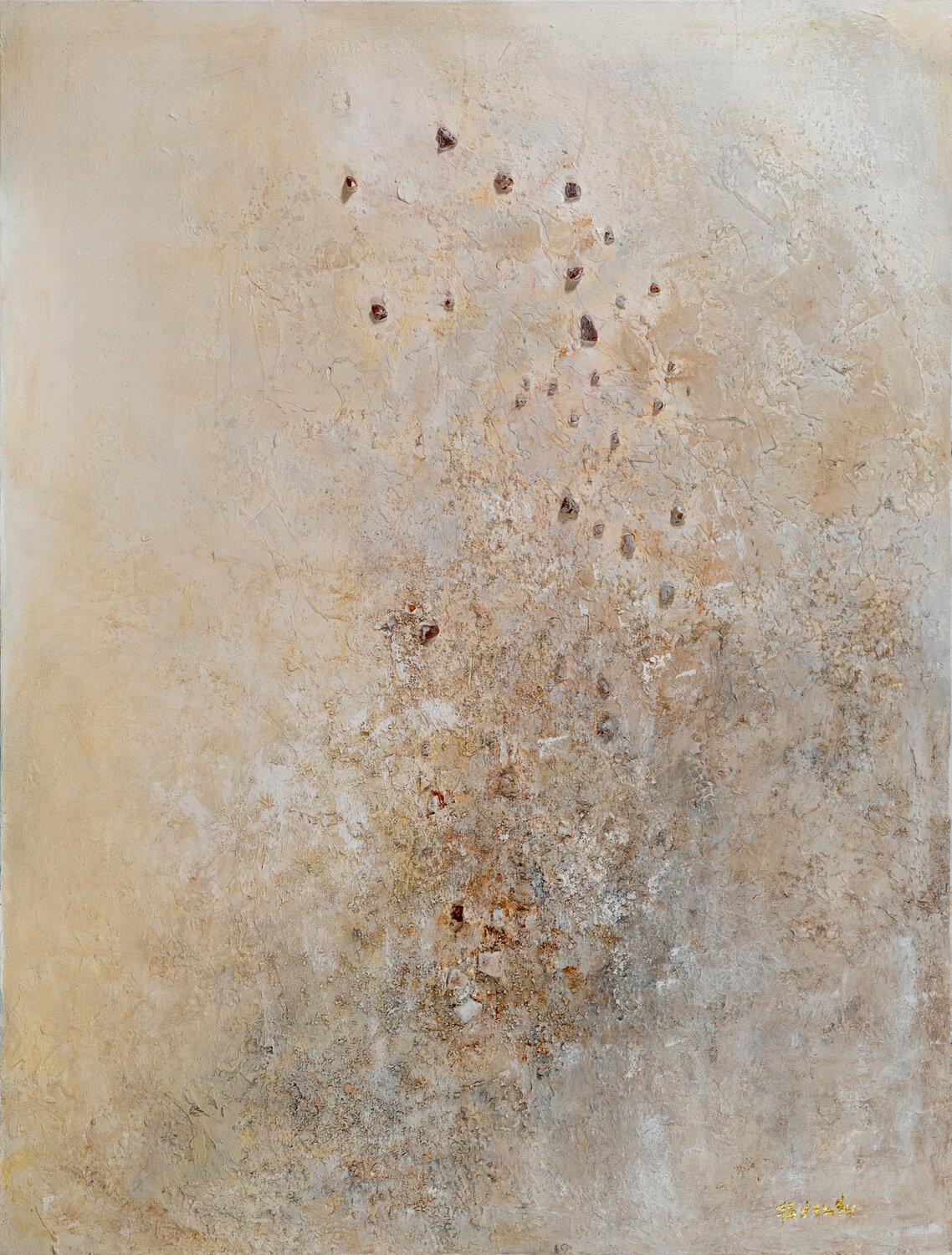 The amber shore Daria Podemska Original painting for sale