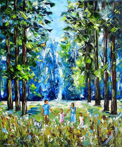 An einem Sommertag by Mirek Kuzniar, Painting for Sale on Select